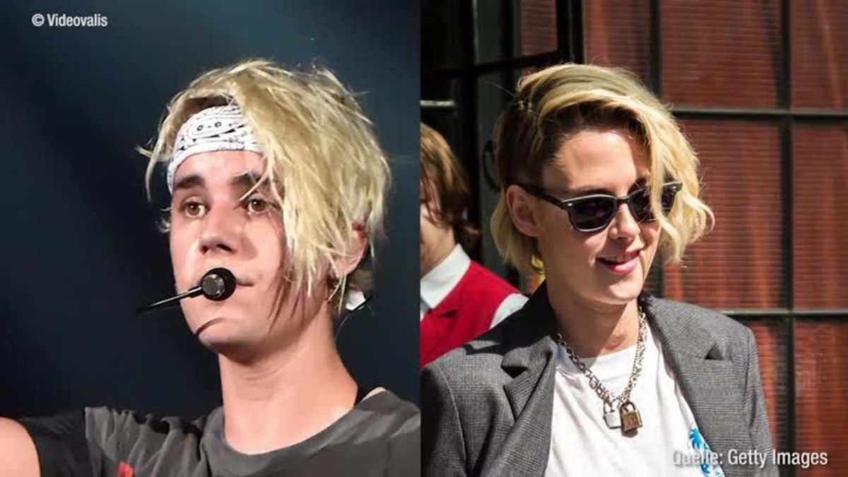 Kristen Stewart trägt dieselbe Frisur wie Justin Bieber