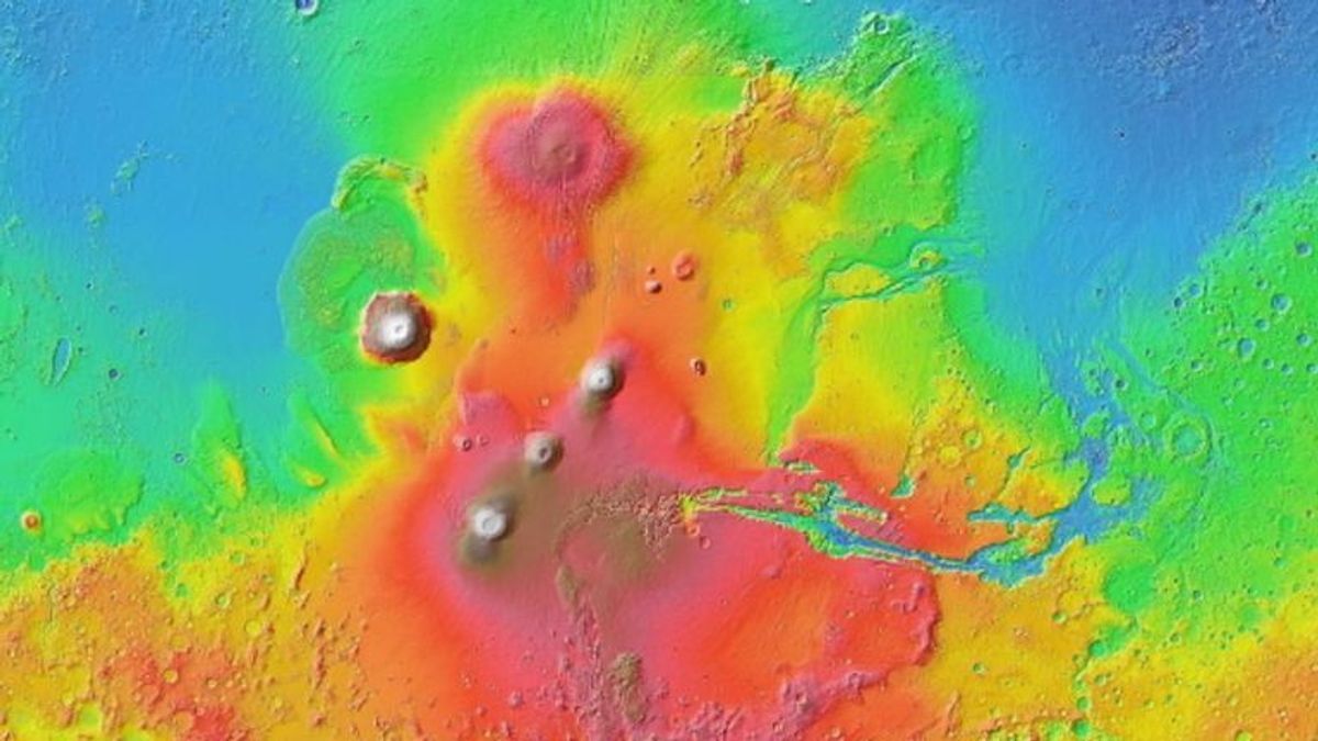 So könnt ihr bei Google Earth den Mars angucken
