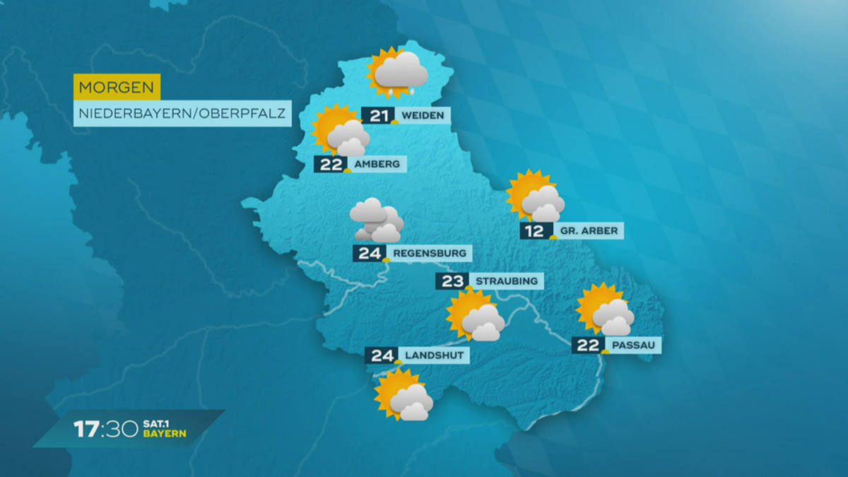 Das Bayern-Wetter vom 04.04.2024: Temperaturen über 25 Grad