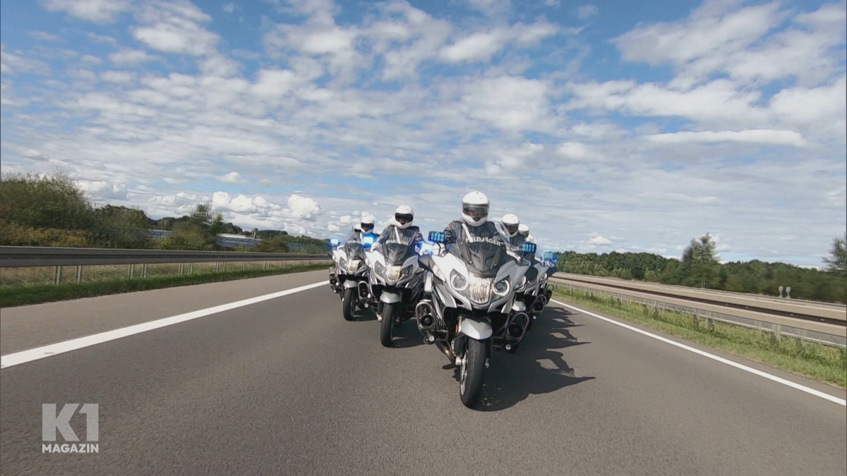 Die Motorrad-Eskorte der Feldjäger: ungewöhnliche und anspruchsvolle Aufgaben!