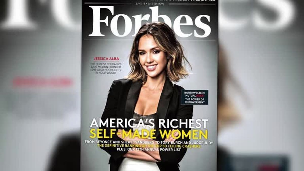 Jessica Alba auf Cover des Forbes Magazine