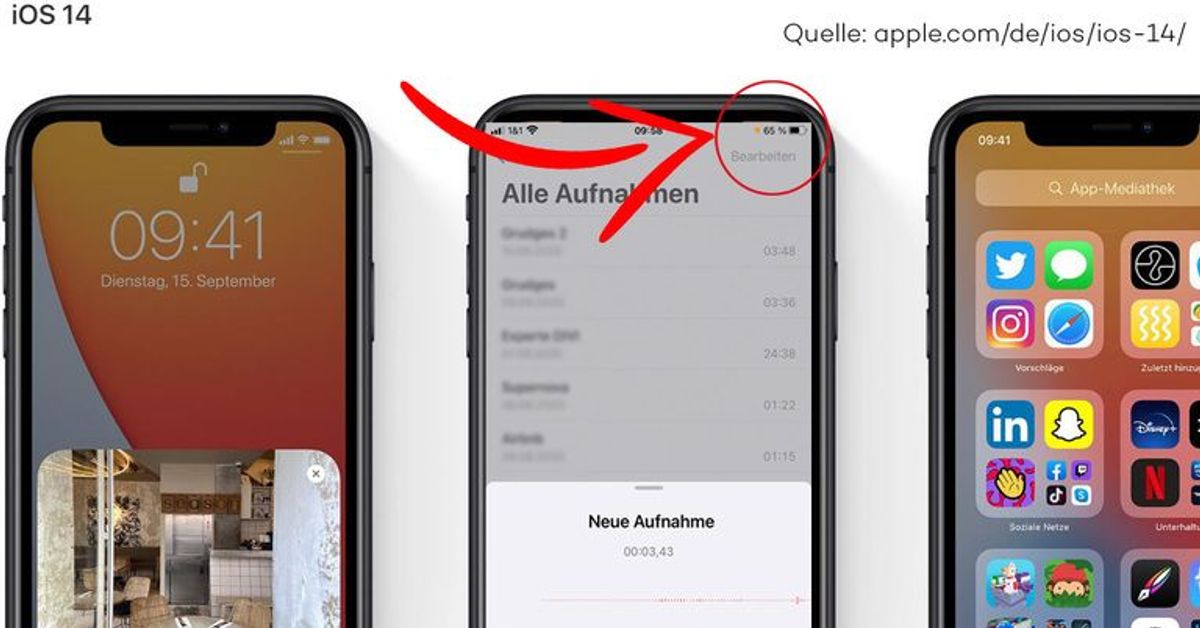 Nach iOS 14: Was bedeuten die farbigen Punkte?