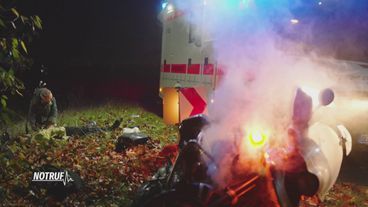 Motorradunfall auf der Landstraße