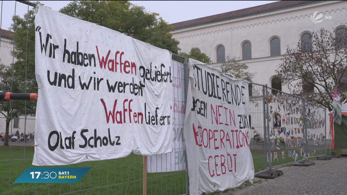 Pro-Palästina-Camp vor der LMU: Folgen weitere Proteste an der Uni?