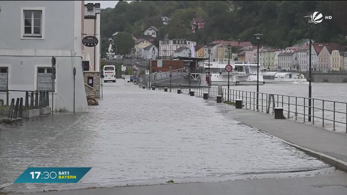 Hochwasser in Bayern: Keine schweren Schäden durch Dauerregen