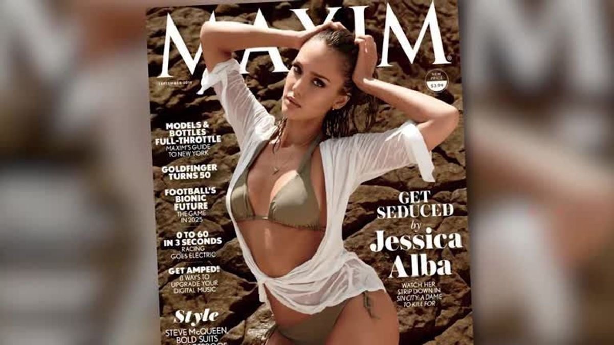 Jessica Alba sexy Covergirl für Maxim