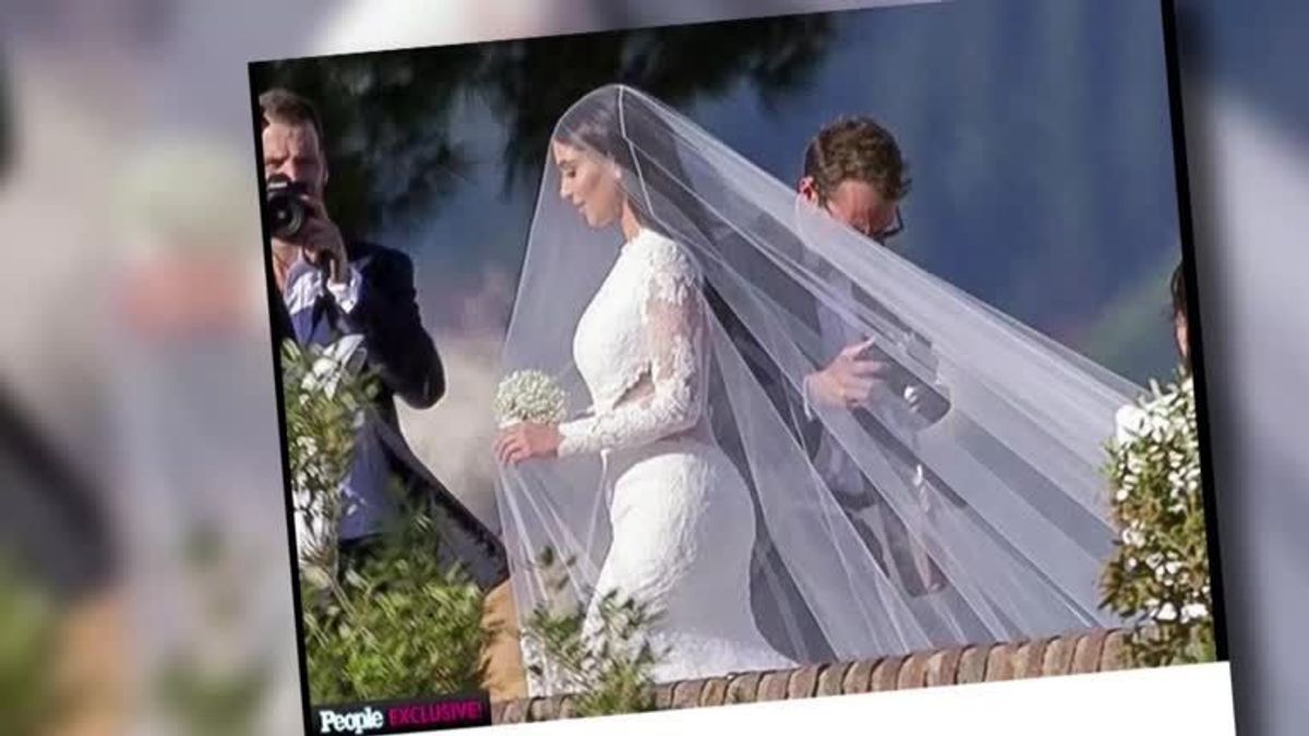 So glamourös war die Hochzeit von Kim Kardashian & Kanye West