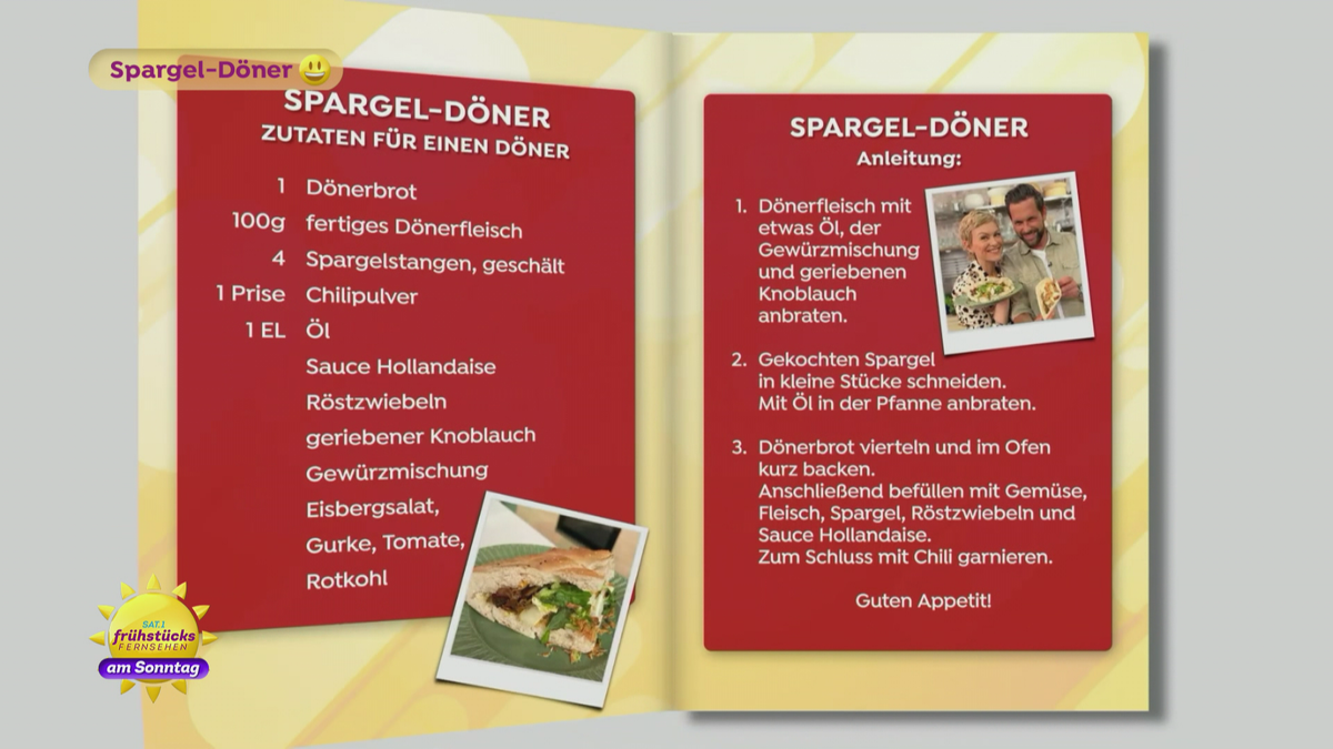 Karen und Matzes Dönerkreation: Spargel-Döner