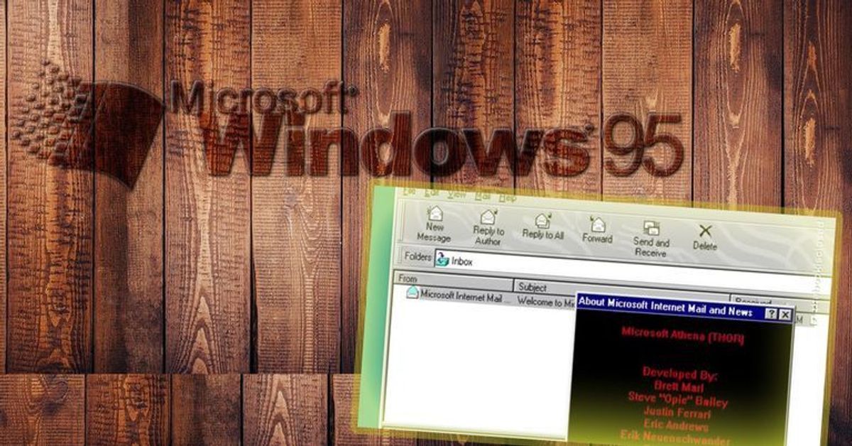 User entdeckt altes Geheimnis auf Windows 95 Version