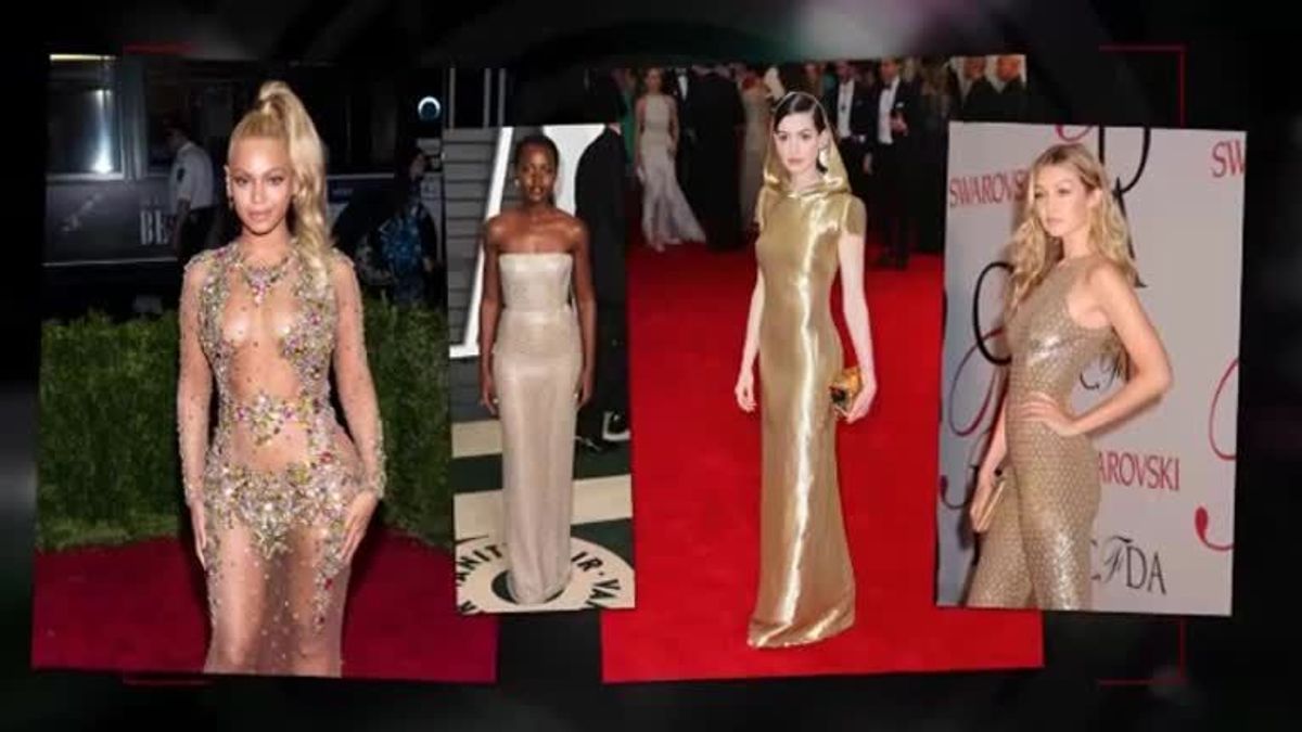 Beyonce Knowles und Co.: Stars im sexy Metallic-Look