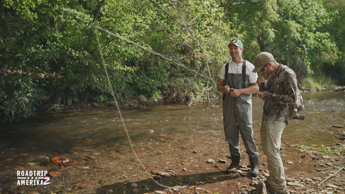 Fliegenfischen in den Smoky Mountains - Wird das Abendessen gefangen?