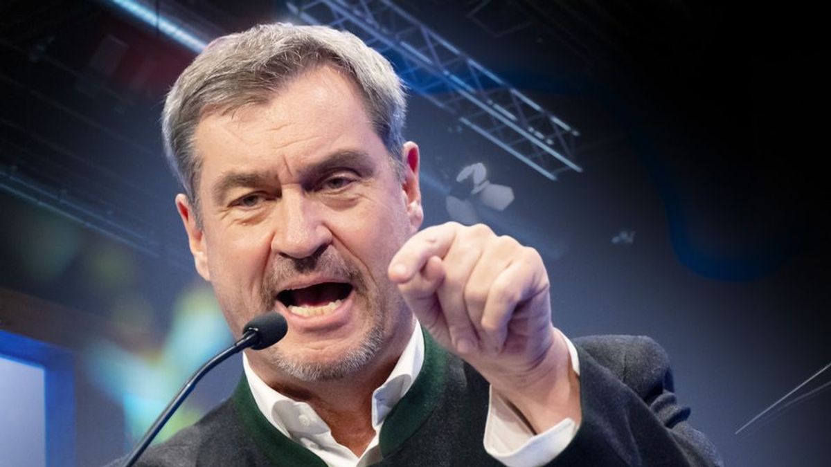 Söder teilt gegen die Grünen aus