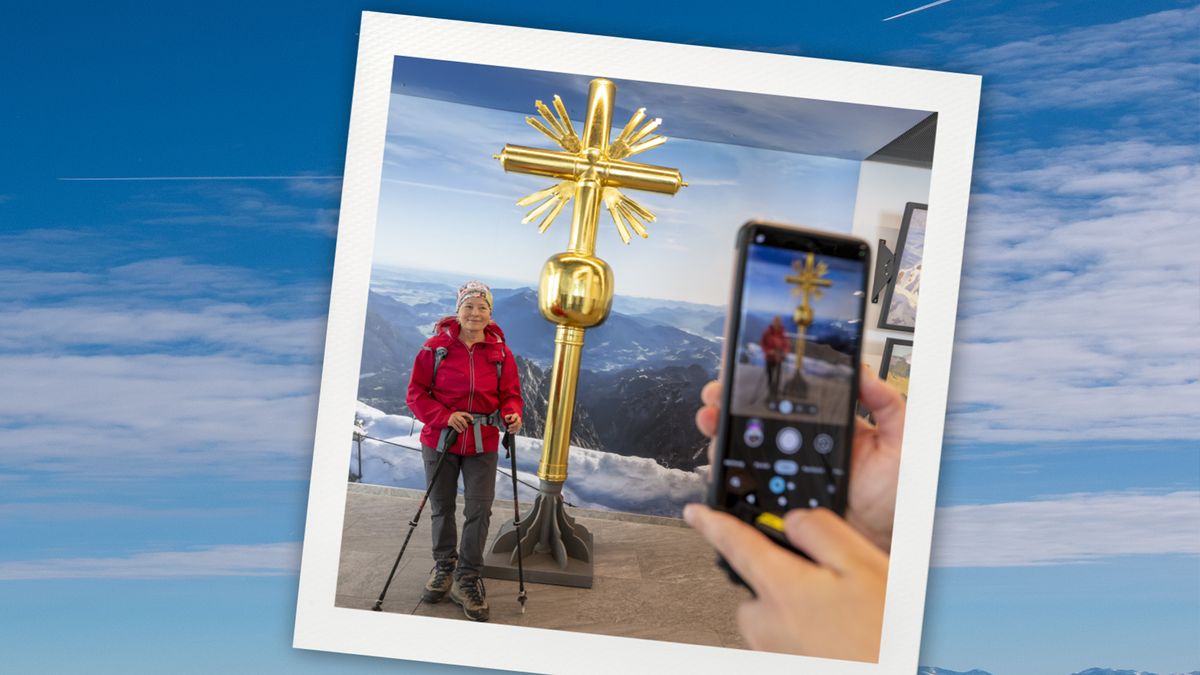 Zugspitze: Selfie ohne Risiko!