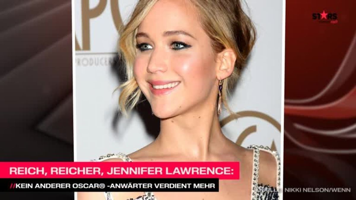 Reich, reicher, Jennifer Lawrence!