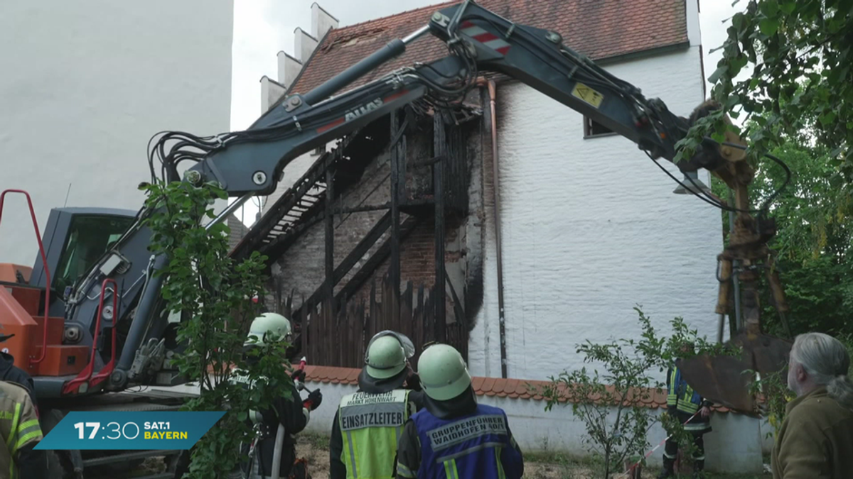 Brand in Hohenwart: Hoher Schaden an historischen Markttor