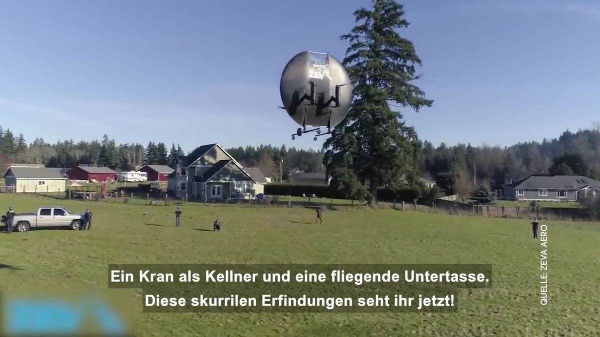 Neue Wege in den Clips der Woche: Essensausgabe und Flugtaxi der Zukunft