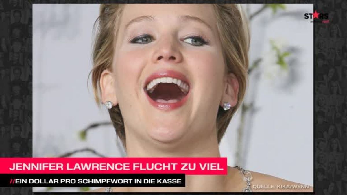 Jennifer Lawrence flucht zu viel am Tribute von Panem-Set