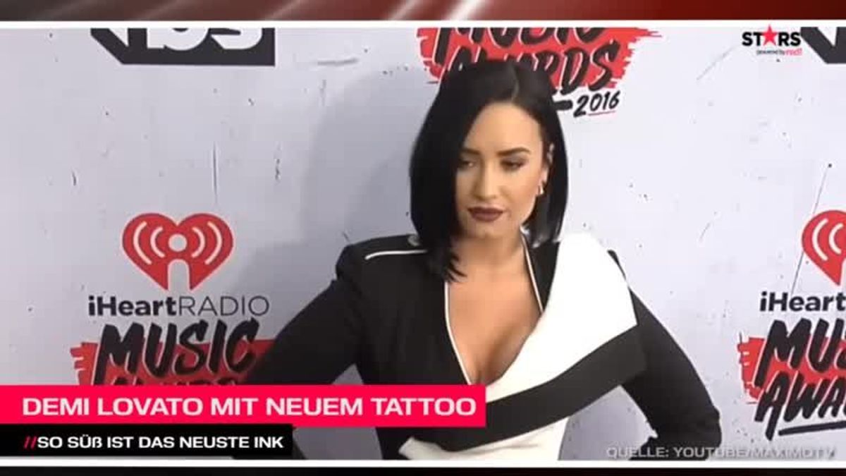 Demi Lovato hat ein neues Tattoo - und das an dieser komischen Stelle