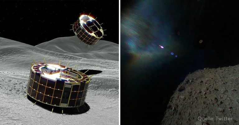 Erste Bilder von der Oberfläche eines Asteroiden in der Geschichte der Menschheit