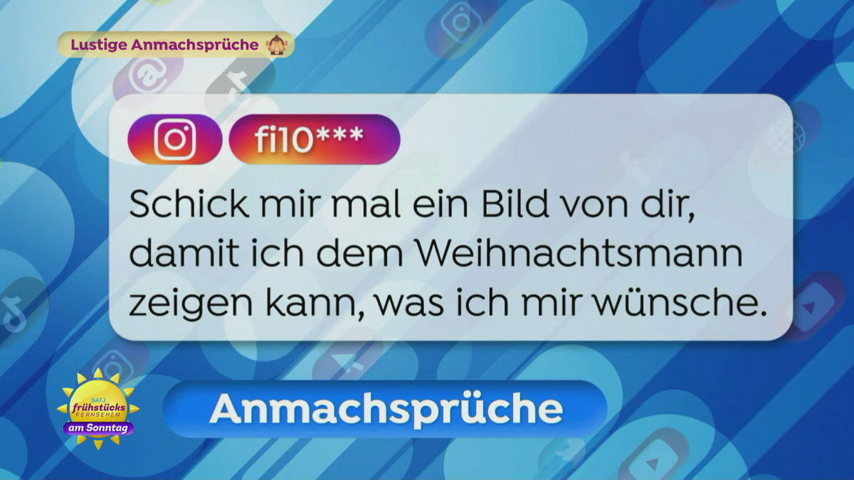 Lustigste Anmachsprüche