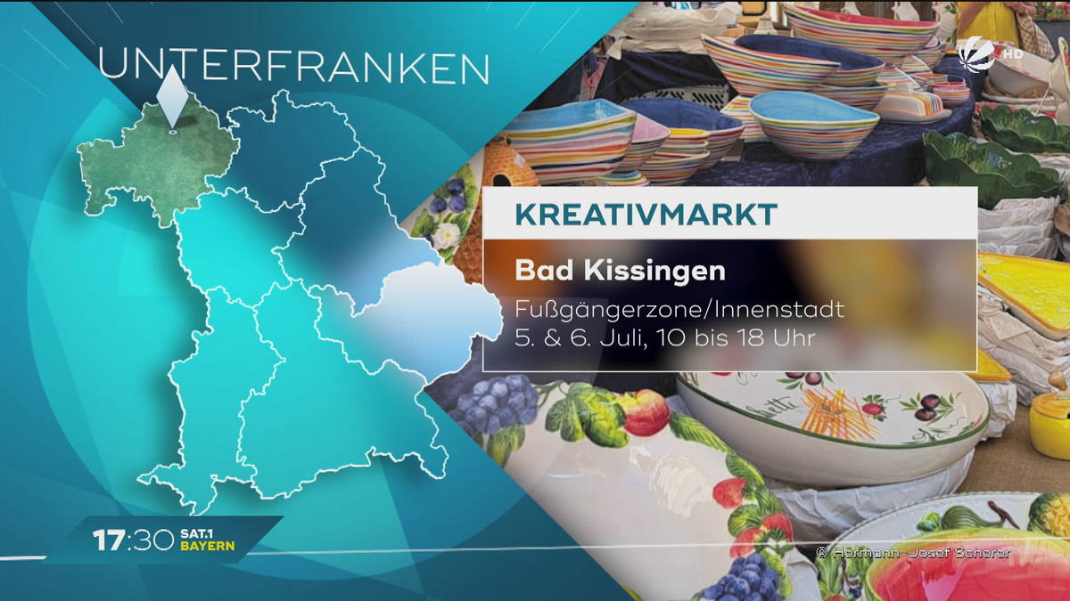 Mein Bayern erleben – Freizeittipps: Kreativmarkt bis Magdalenenfest