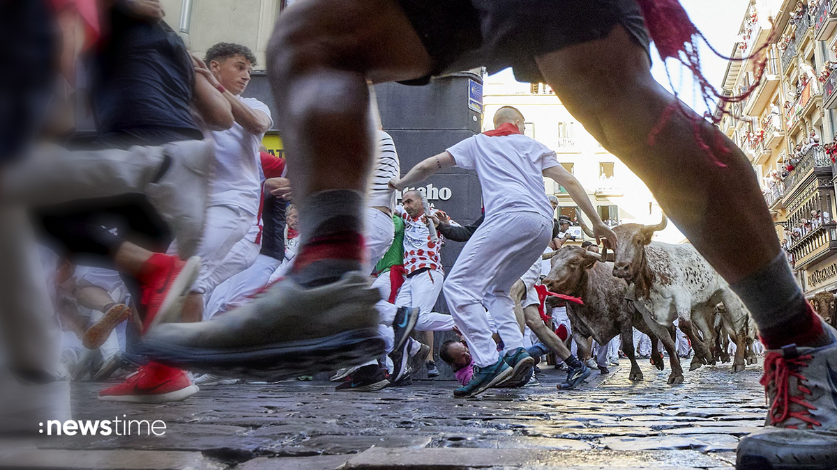 Umstrittene Tradition: Pamplona beginnt mit spanischer Stierhatz