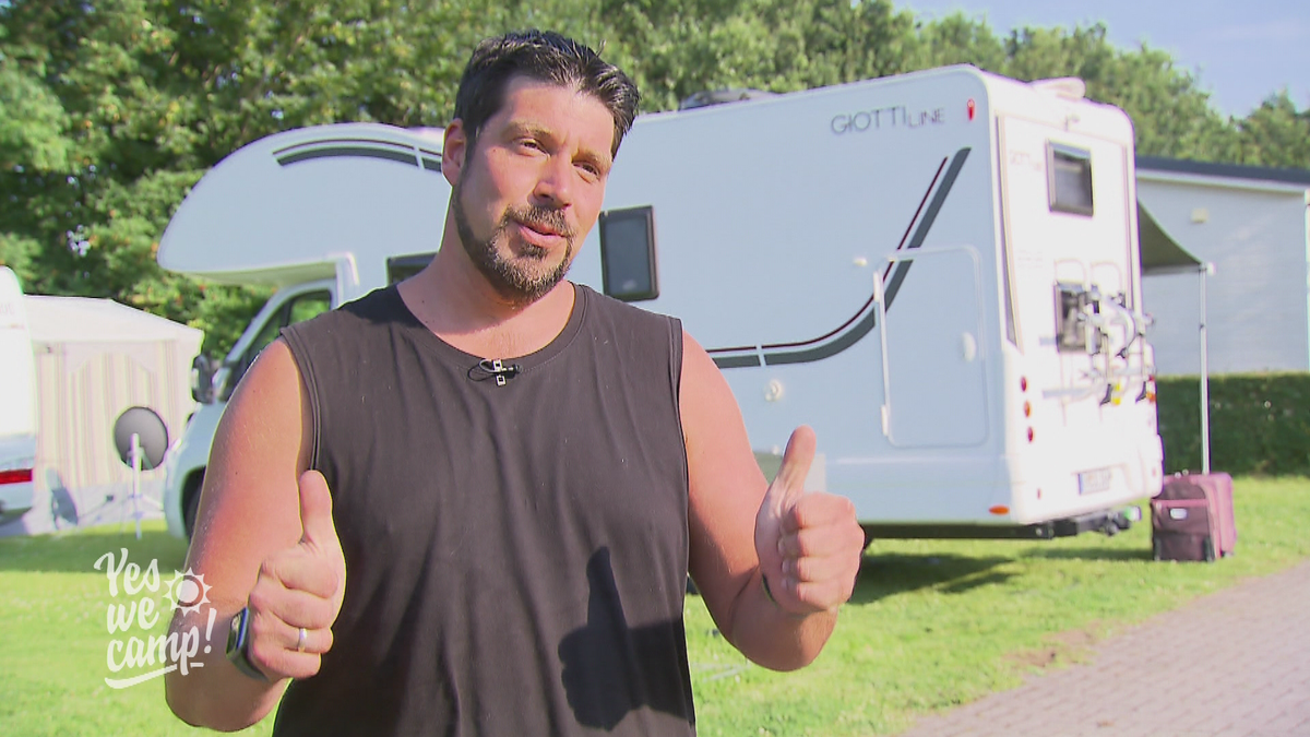 Daumen hoch fürs Wohnmobil? Andre muss alles geben