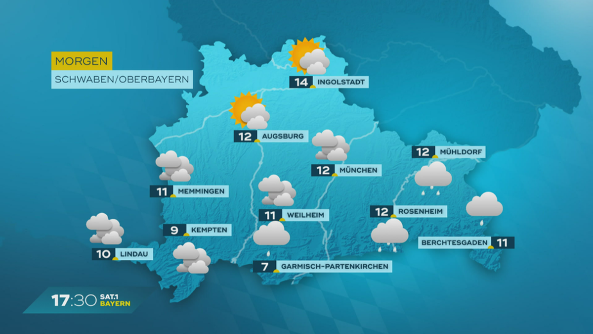 Bayern-Wetter vom 09.04.2024: Ade Sommerwetter