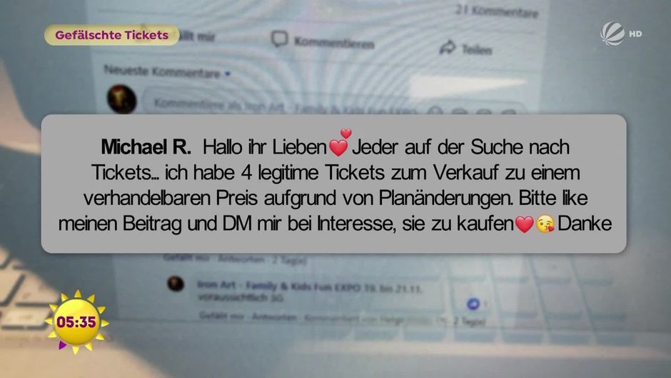 Achtung: Ticket-Betrug am Zweitmarkt