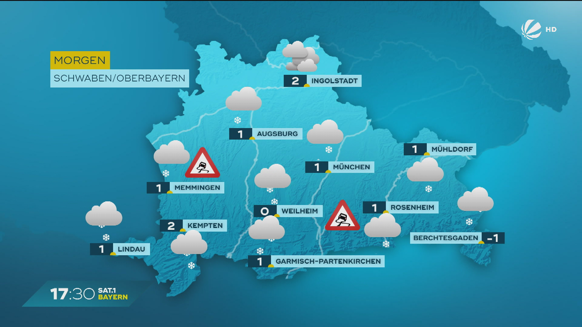 Das Bayern-Wetter vom 14.01.2025: Minusgrade im Freistaat