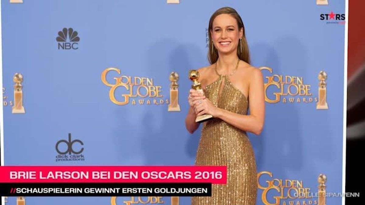 Oscars 2016: Brie Larson gewinnt ihren ersten Goldjungen