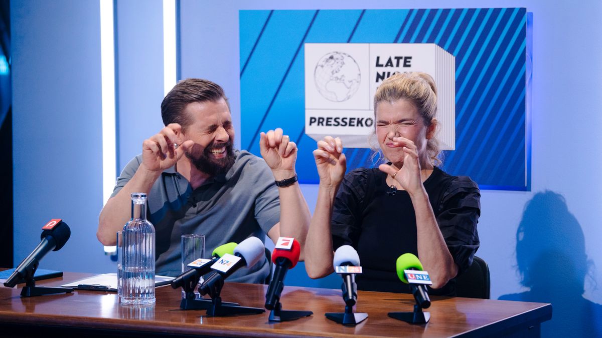 Alkoholischer Eistee mit Umweltschäden: Anke Engelke bei der LNB-Pressekonferenz