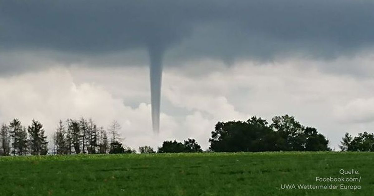 Erschreckend: Tornado in Niedersachsen gefilmt