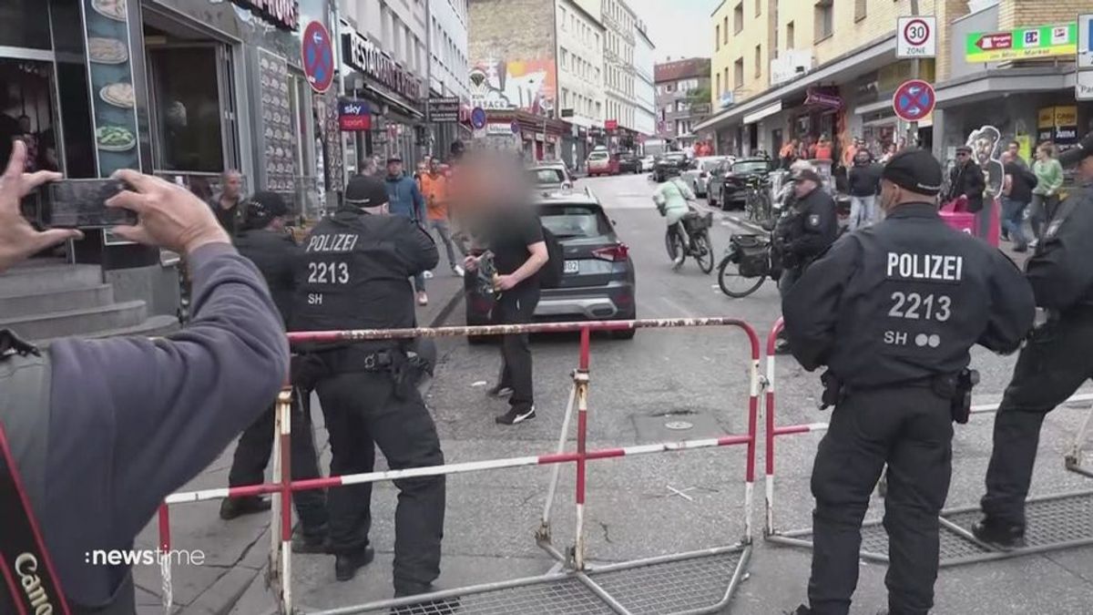 Angreifer droht mit Spitzhacke und Molotowcocktail: Polizei schießt ihn nieder