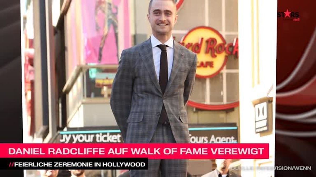 Daniel Radcliffe: Stern auf dem Walk of Fame