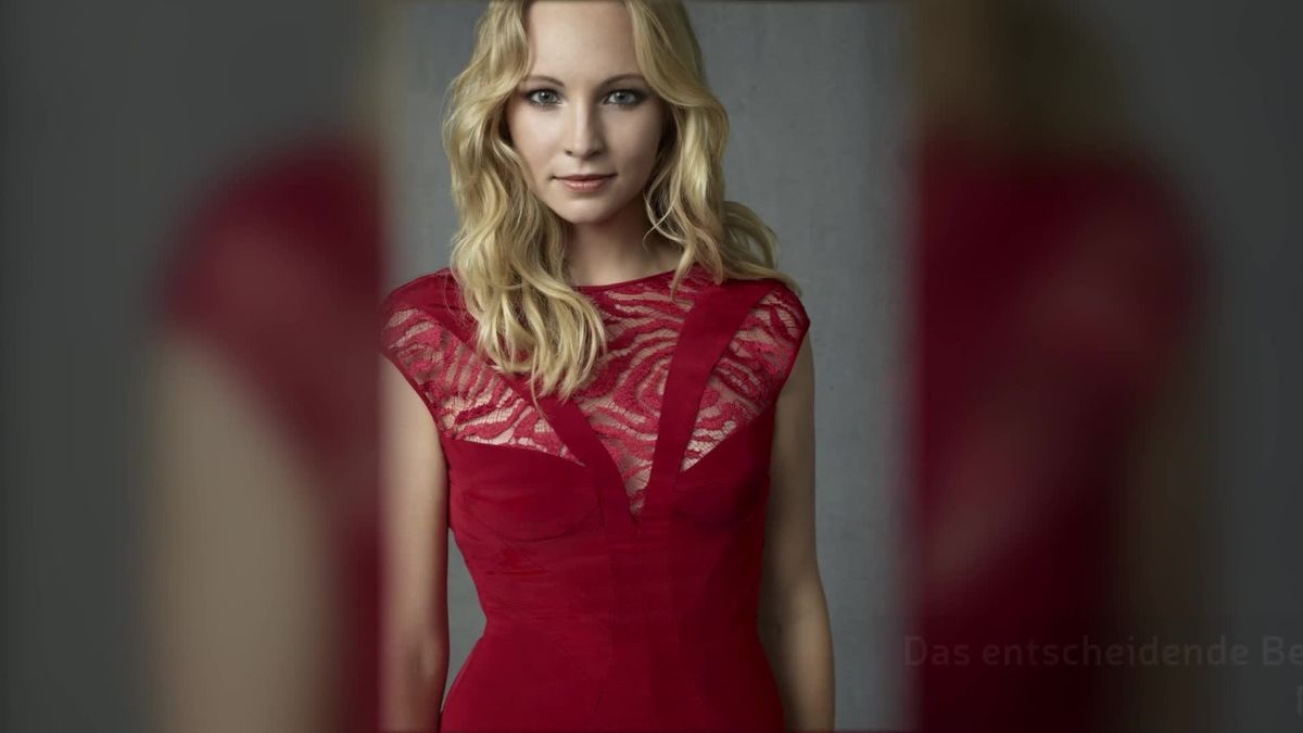 Candice King alias Caroline am Set von "The Originals"