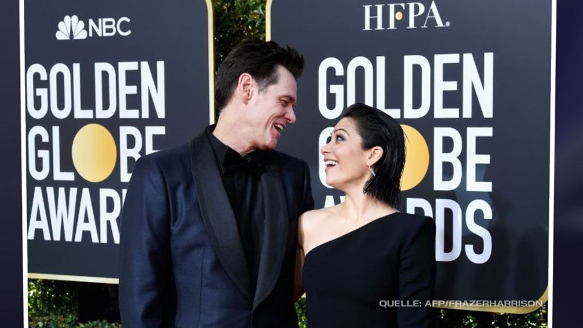 Drei Jahre nach dem Tod seiner Ex zeigt Jim Carrey seine Neue bei den Golden Globes