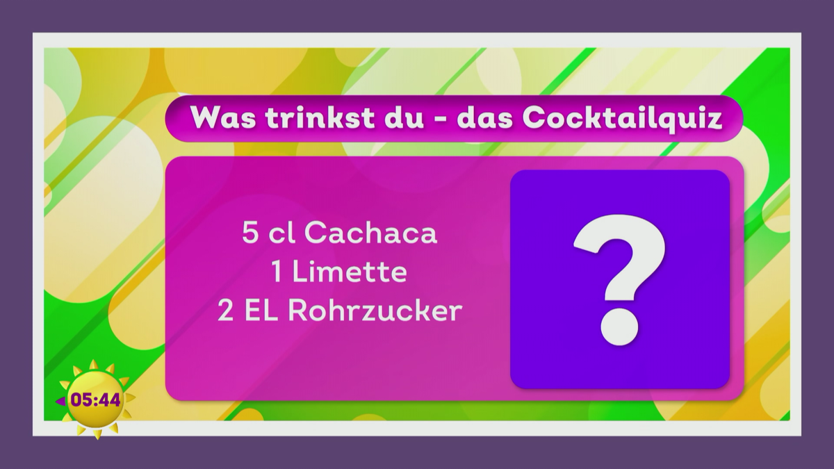 Was trinkst du? Das Cocktailquiz