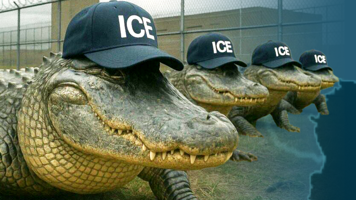 Trump schwärmt von "Alligator Alcatraz"