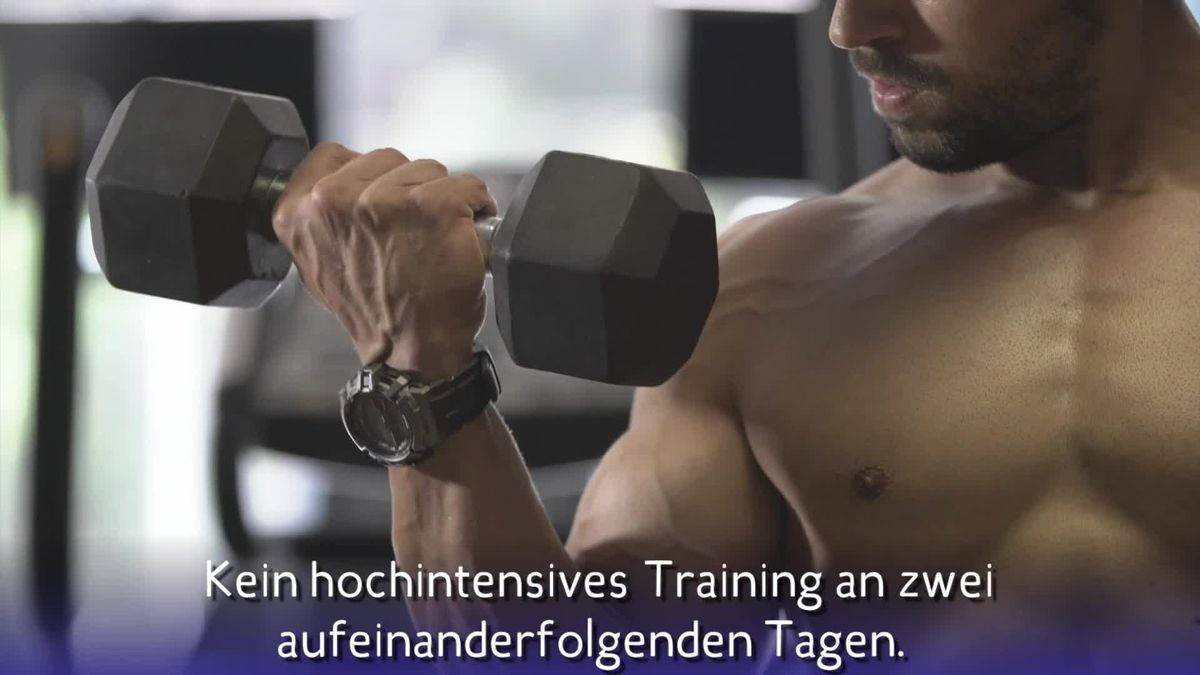 Übertraining: Deshalb wachsen deine Muskeln nicht