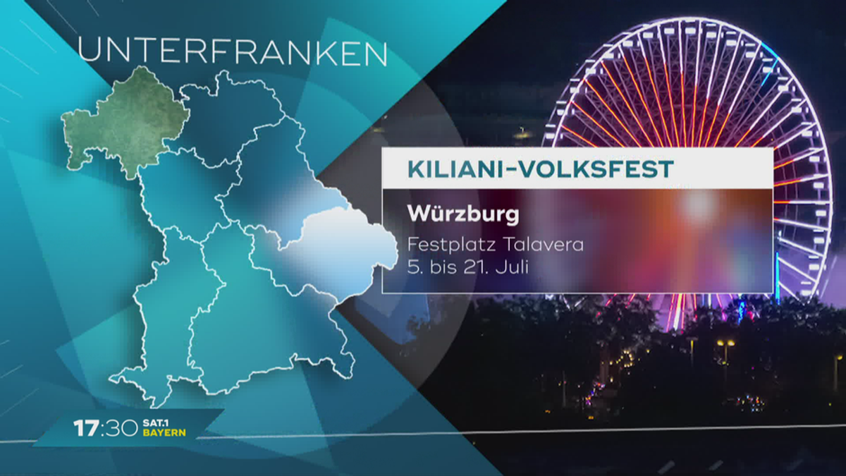 Mein Bayern erleben: Kiliani-Volksfest bis Festival am Fluss