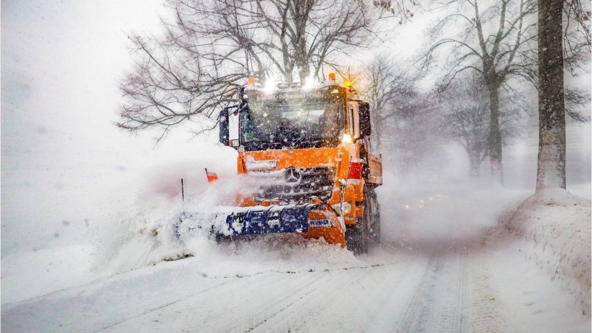 30 Zentimeter Schnee: Schneewalze überrollt Deutschland am Wochenende