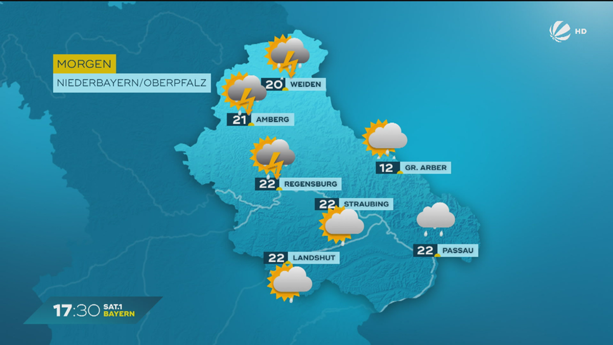 Das Bayern-Wetter vom 06.06.2025: Sonne oder Regen?