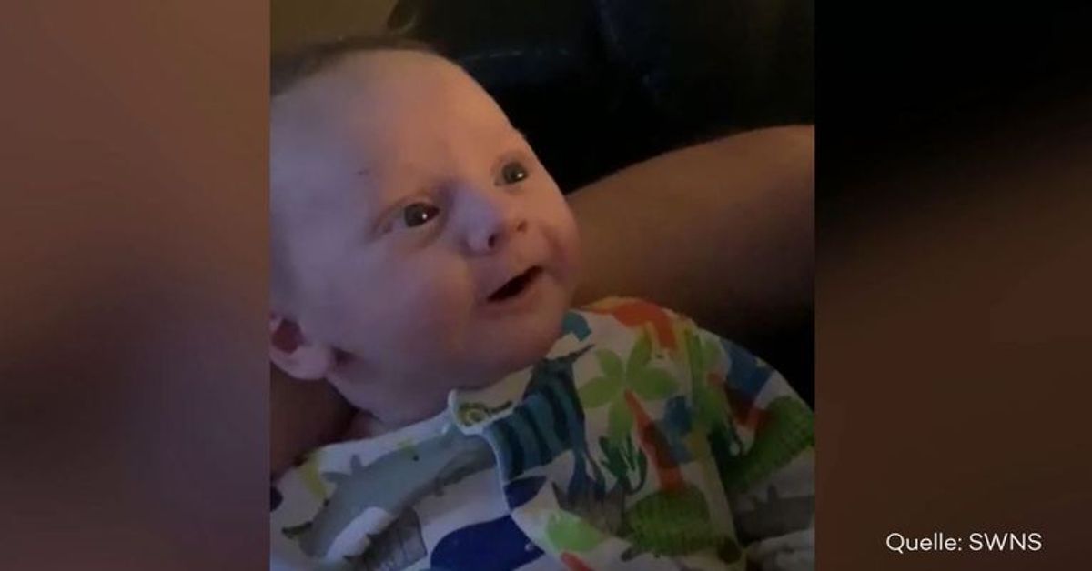 Unglaubliche Aufnahmen: 8 Wochen altes Baby kann sprechen!