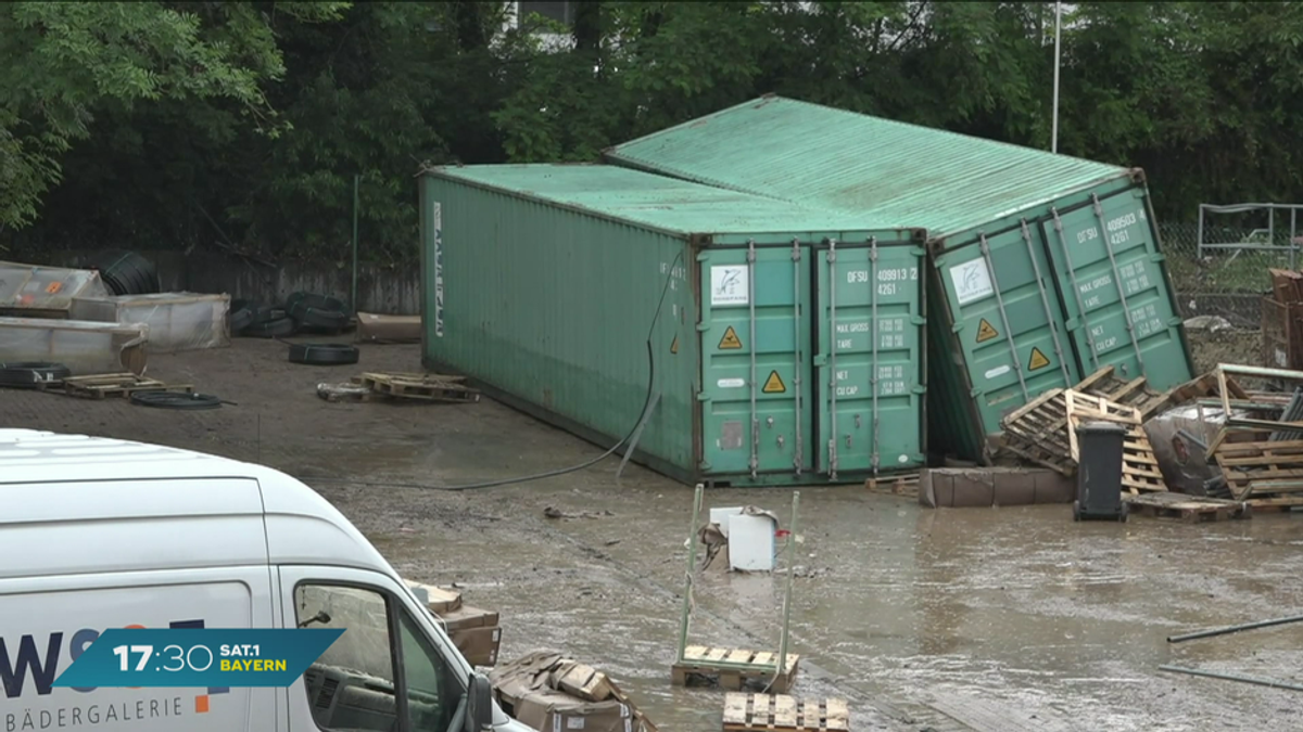 Hochwasser-Lage in Franken: Schäden in Millionenhöhe