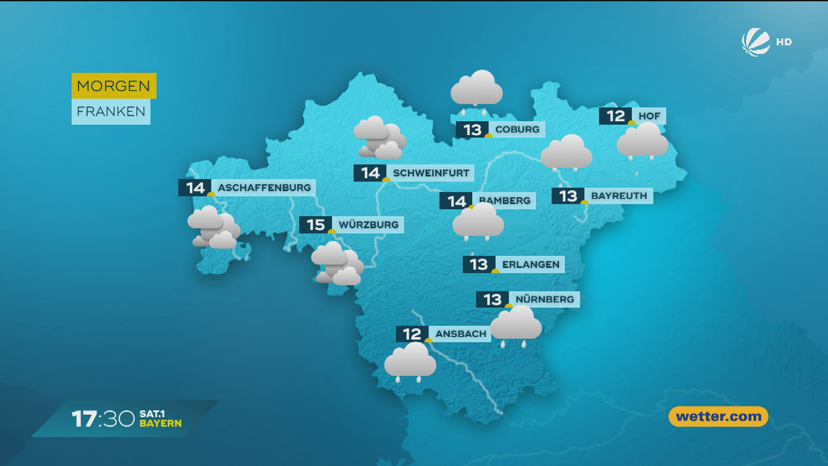 Das Bayern-Wetter vom 06.10.2025: Kühles Herbstwetter