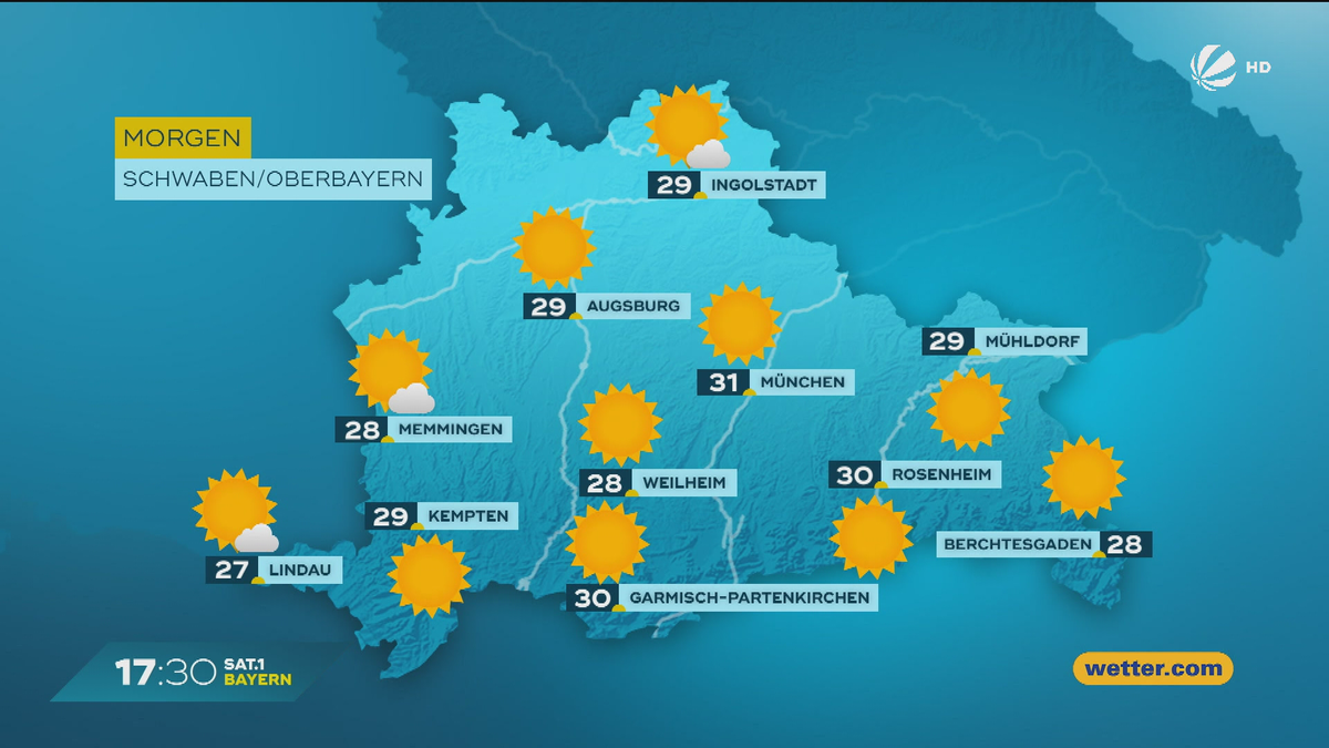 Das Bayern-Wetter vom 19.09.2025: Letztes schönes Wochenende?
