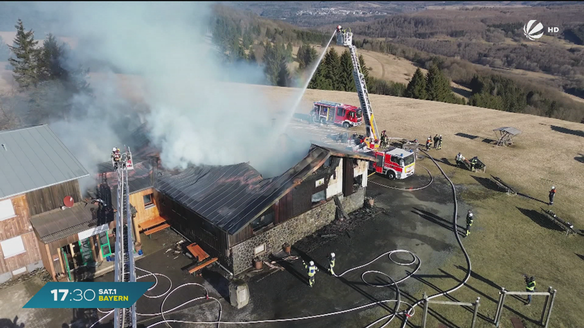 Brand auf Kissinger Hütte: Ermittler suchen nach Ursache