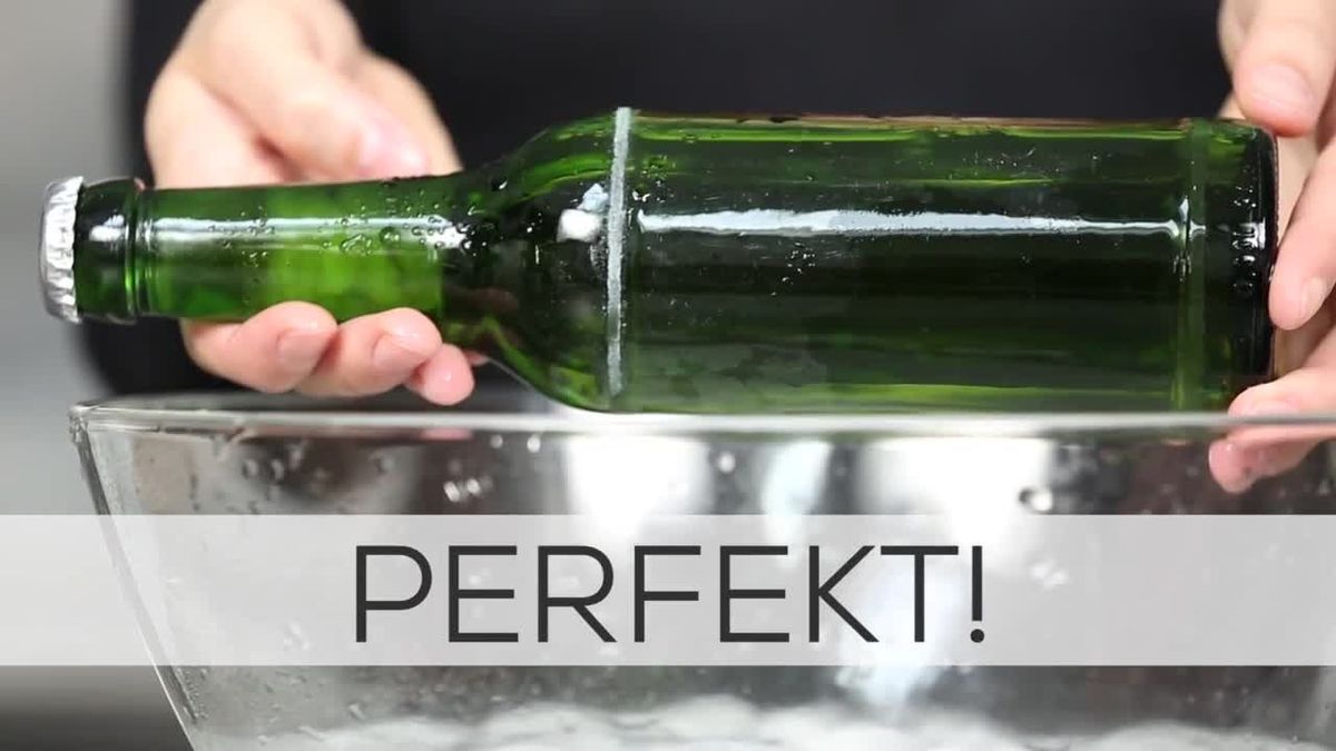 Kitchen Hack: Bier und Wein schnell kühlen