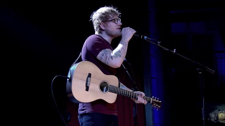 ed sheeran shape of you live @late night berlin 2021